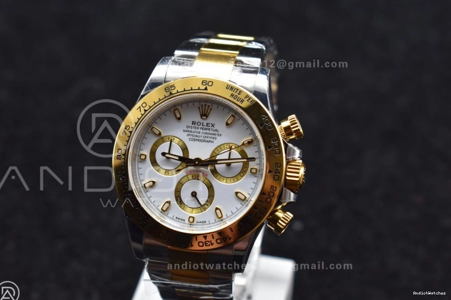 904L 757 BTF SS White Case and Daytona Best Edition SA 116503 Neat Dial Bracelet 1:1 0506